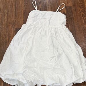 Art Class White Smocked Top